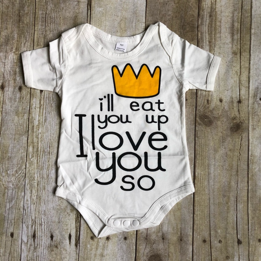 Brand new Wild Things baby onesie